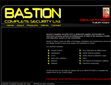 Tablet Screenshot of bastioncompletesecurity.co.uk